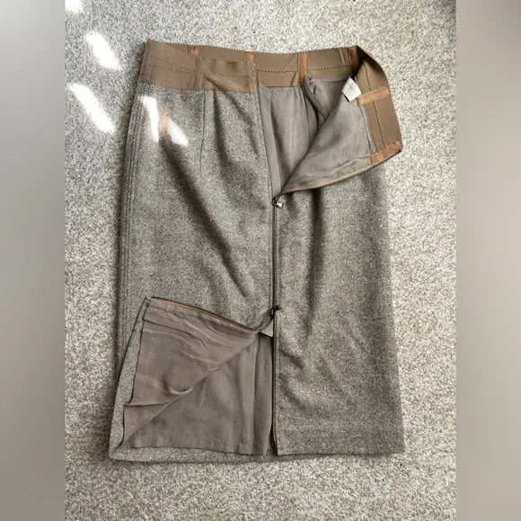 Stella McCartney Stunning Brown Tweed Skirt - Picture 3 of 11